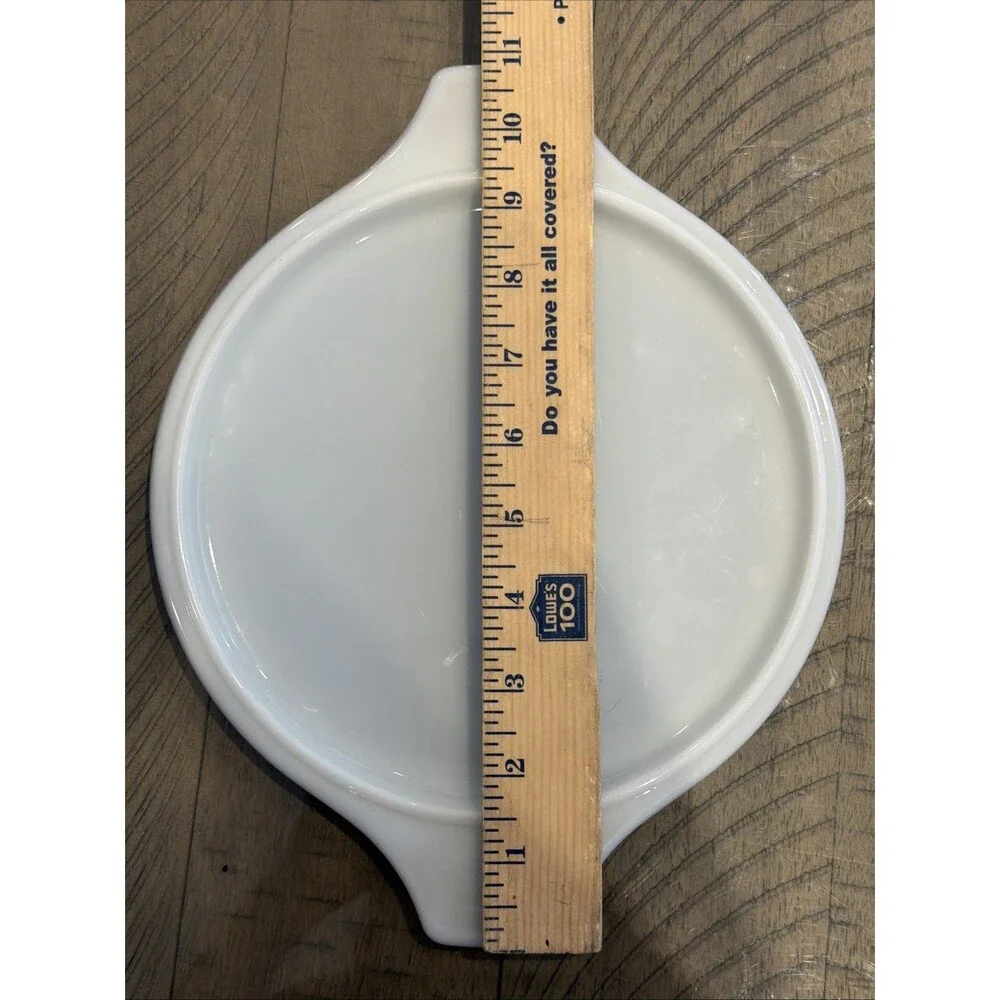 Vtg Pyrex Replacement Lid 25-C Brown Glass For Casserole Dish 475-B Round
